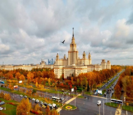 Осенние каникулы в Москве. На поезде